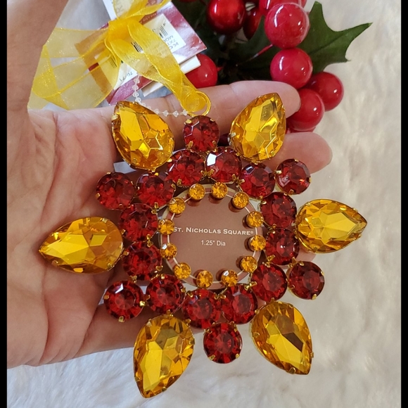 St. Nicholas Square Photo gemstones snowflake NWT - Picture 3 of 7